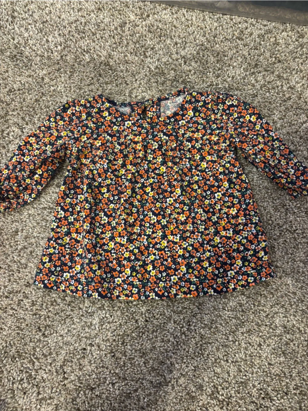 Carter's Girls Multi-Color Floral, Plaid & Solid Tops Bundle